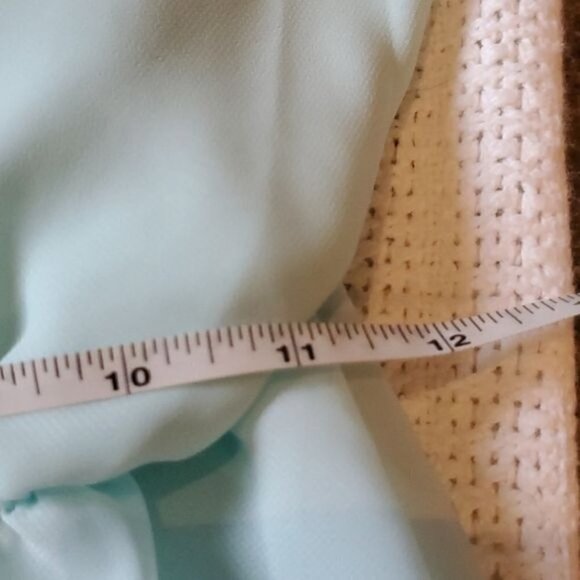 Enchanting Embellished Vneck 2 Piece Mint Green Sz M Negligee Sz S Thong - Picture 6 of 12